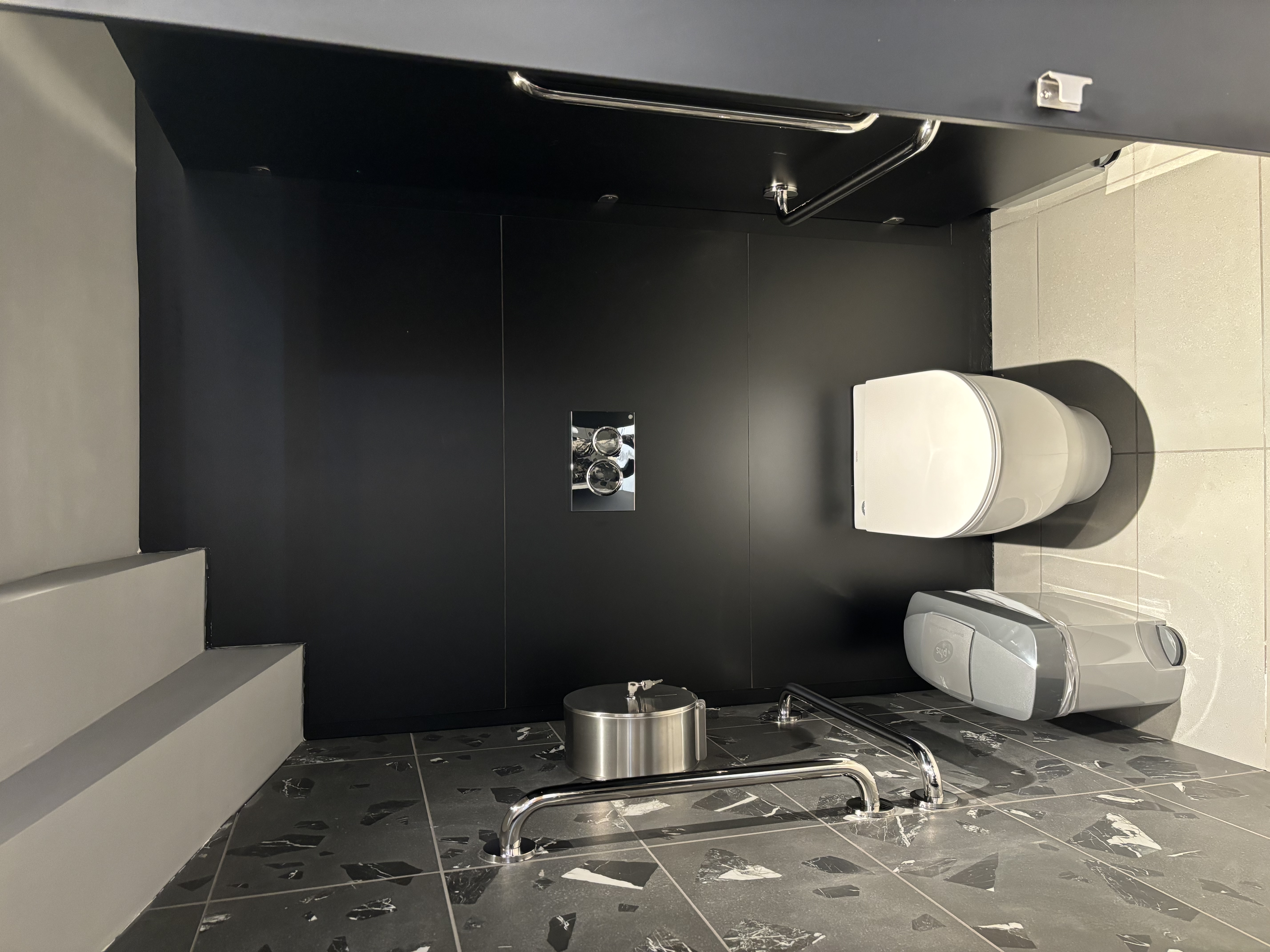 Completed Doc M accessible toilet at the Rotherham cinema